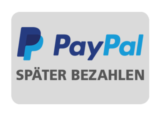 Jetzt kaufen und später bezahlen unterstützt von Paypal