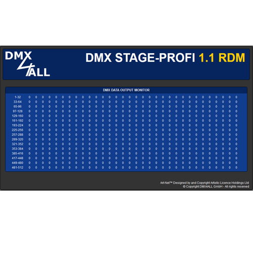 99-0463 DMX STAGE-PROFI 1.1 RDM (XLR3)